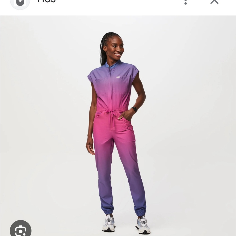 Like new Figs cargo scrub jumpsuit